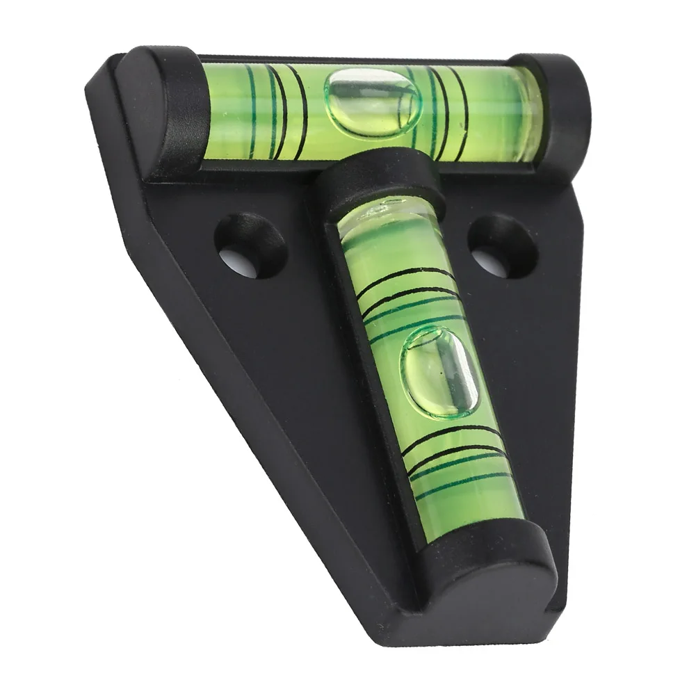 Measurement Instrument T Level Bubble with Installation Hole Measuring Tool for Camera