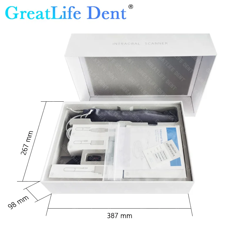 GreatLife Dent Dental Runyes 3.0 Pro Wewnątrzustny skaner 3D 3D z bezpłatnym oprogramowaniem CAD CMD Regeneracja ortodontyczna Zatwierdzony przez CE ISO