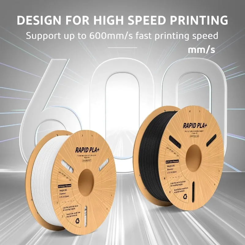 PLA+ 3D Filament 1.75mm 1kg Cardboard Spool PLA+ Plus 3D Printer Filament for Fast 3D Printer