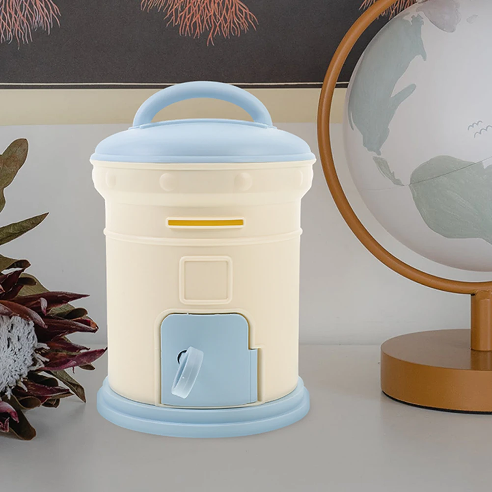 

2pcs Mailbox Shaped Piggy Bank Lovely Saving Pot Desktop Coin Container Cute Money Box For Home Bedroom Tabletop Saving
