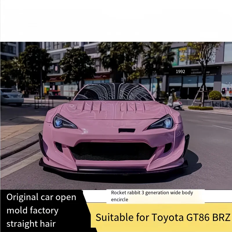 Geeignet für GT86, Subaru BRZ, Upgrade Rocket Rabbit Third-Generation Wide-Body Large-Bumper Body Kit Frontstoßstange