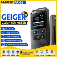 GC-02 Geiger Counter Nuclear Radiation Detector Dosimeter X-ray γ-ray β-ray Radioactivity Detector black color