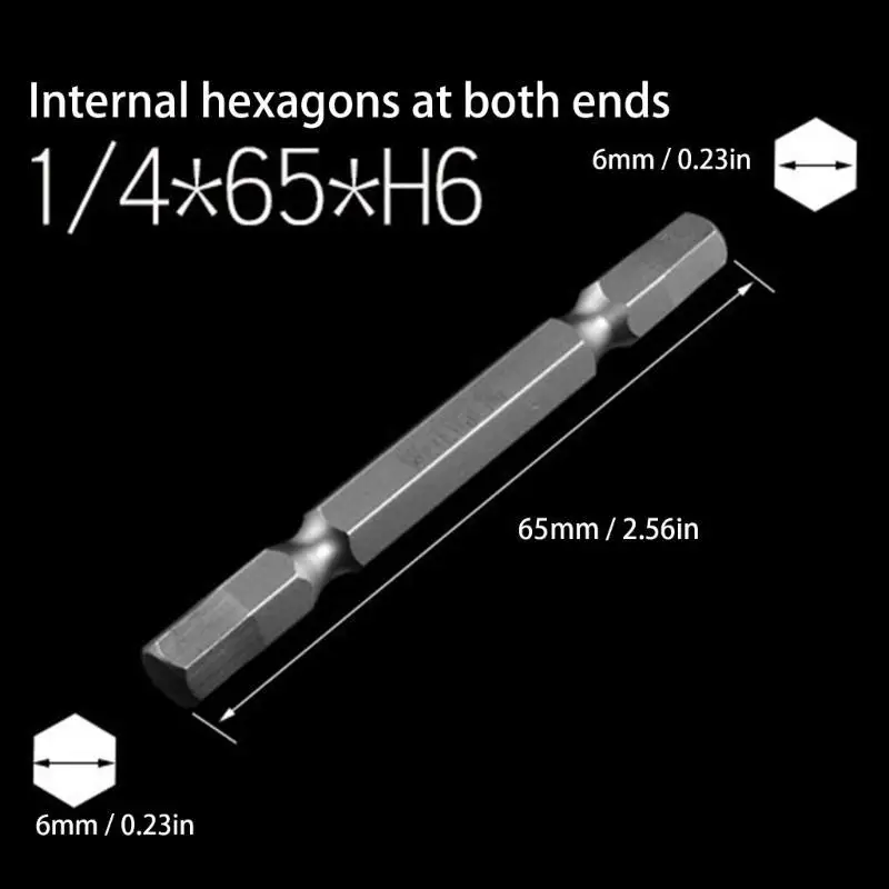 652F Pack Of 6 Double Ended Bits Effective Double Sided Bits For Convenient Household Projects