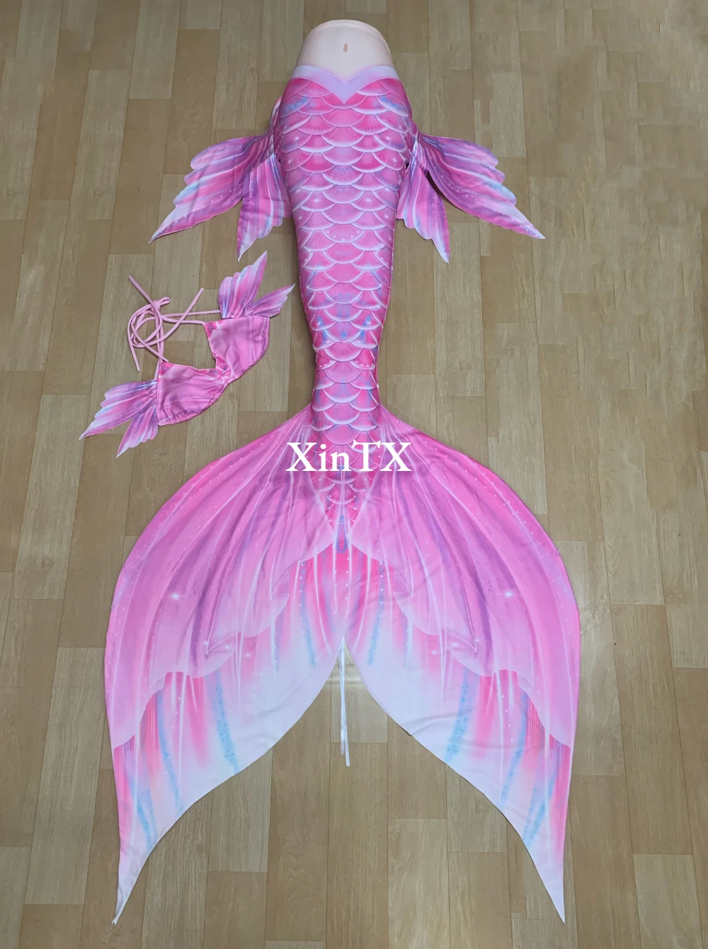 Adult Parent Professional Simulated Mermaid Fish Tail for Adults and Children Large-sized Aquarium Performance Suit