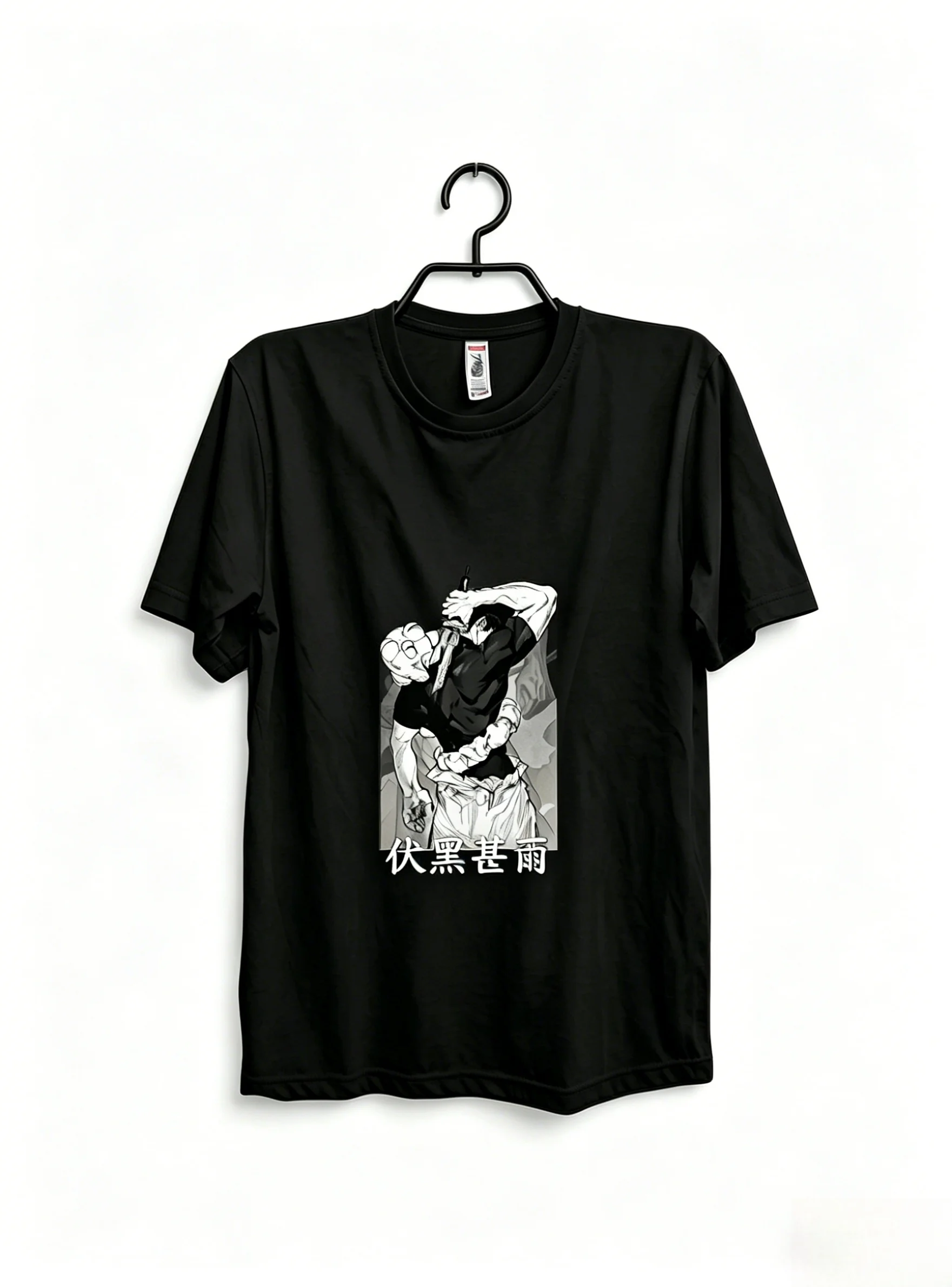

Jujutsu Kaisen Toji Fushiguro Graphic T Shirt Men's 100% Cotton Oversized Streetwear Vintage Casual Short Sleeve Anime Tee