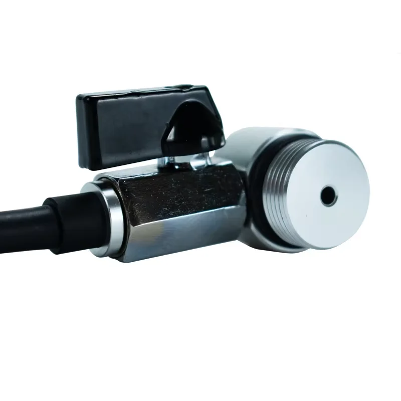 1.3L MTB Road Bike Tubeless Tire Inflator Tyre Air Booster 200PSI Green Air bottle With Valve Gas Cylinder For Vacuum Tubeless