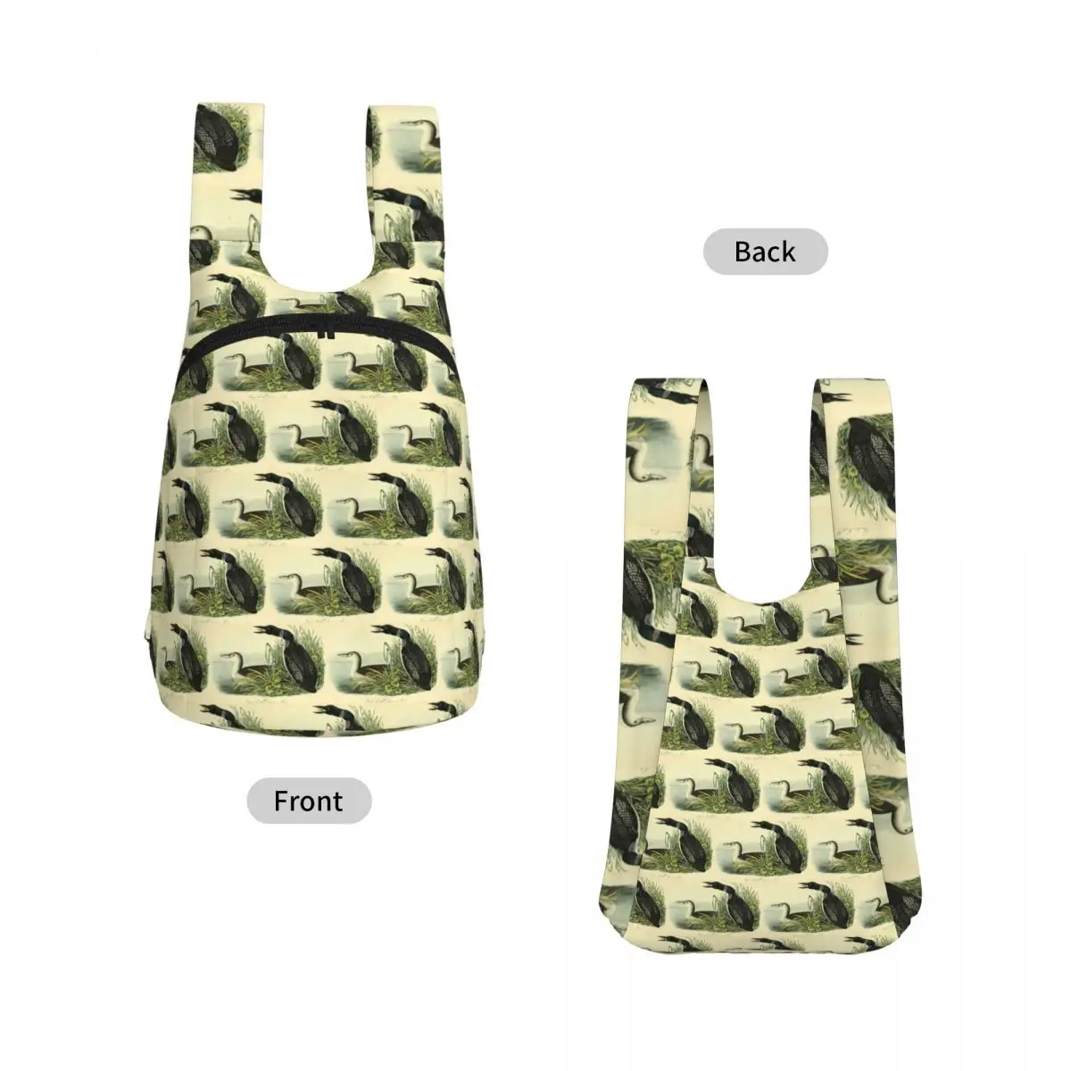 Loons From Birds Of America By John James Audubon Backpack Storage BookBag Kids School Bag Computer Shoulder Bags for Men Women