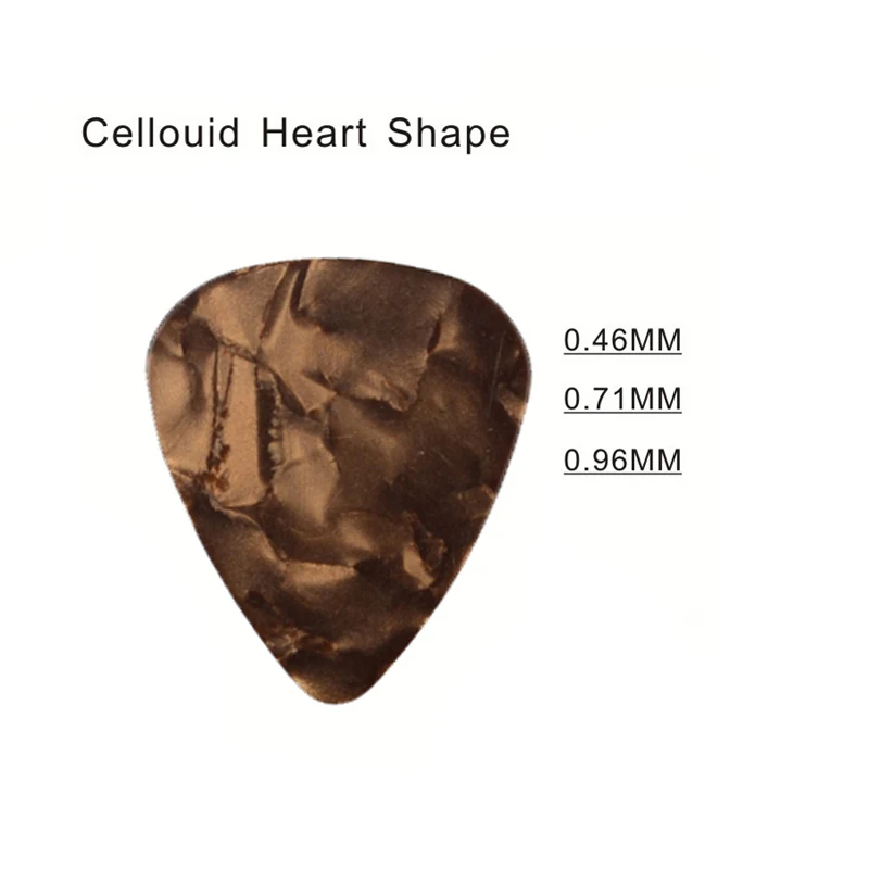 1000Pcs Cellouid Acoustic Electric Bass Gutiar pick plectrum guitarra musical instrument 0.46mm/0.71mm/0.96mm Guitar pick