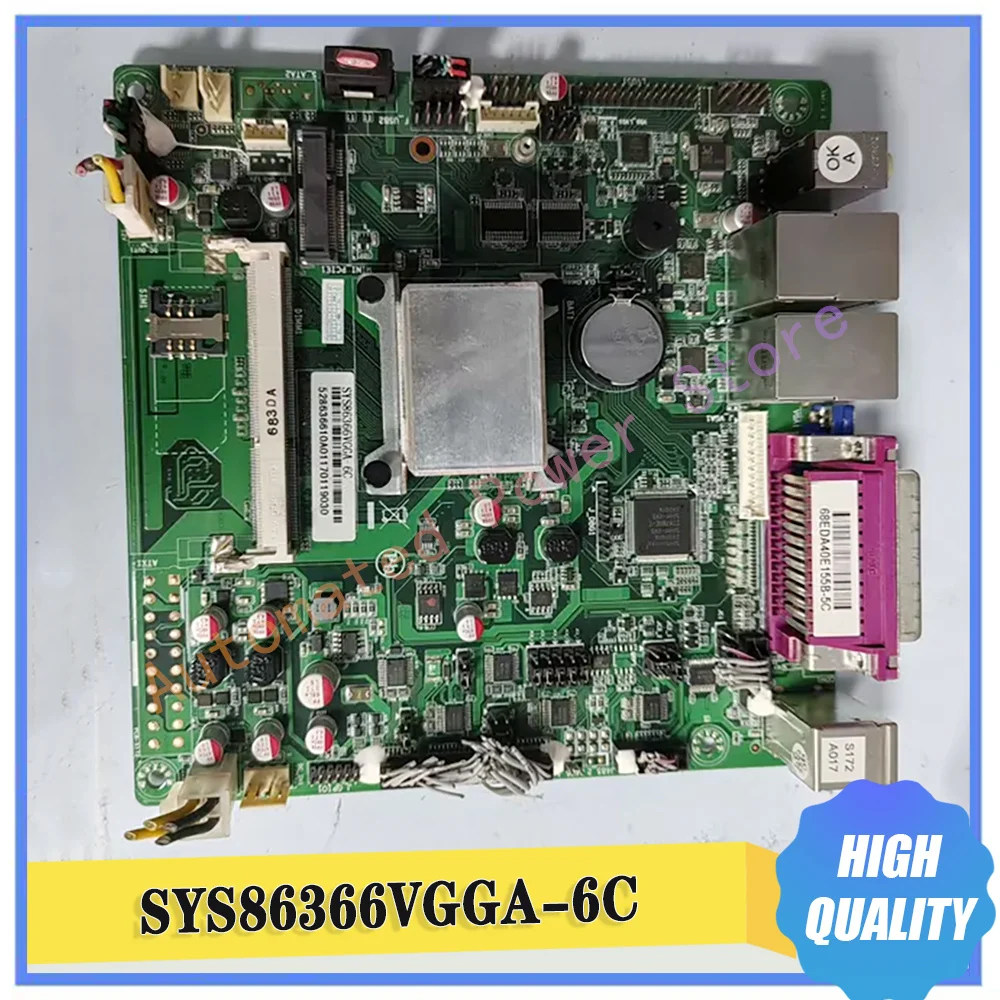 Industrial Control Computer Motherboard SYS86366VGGA-6C Dual Network Ports