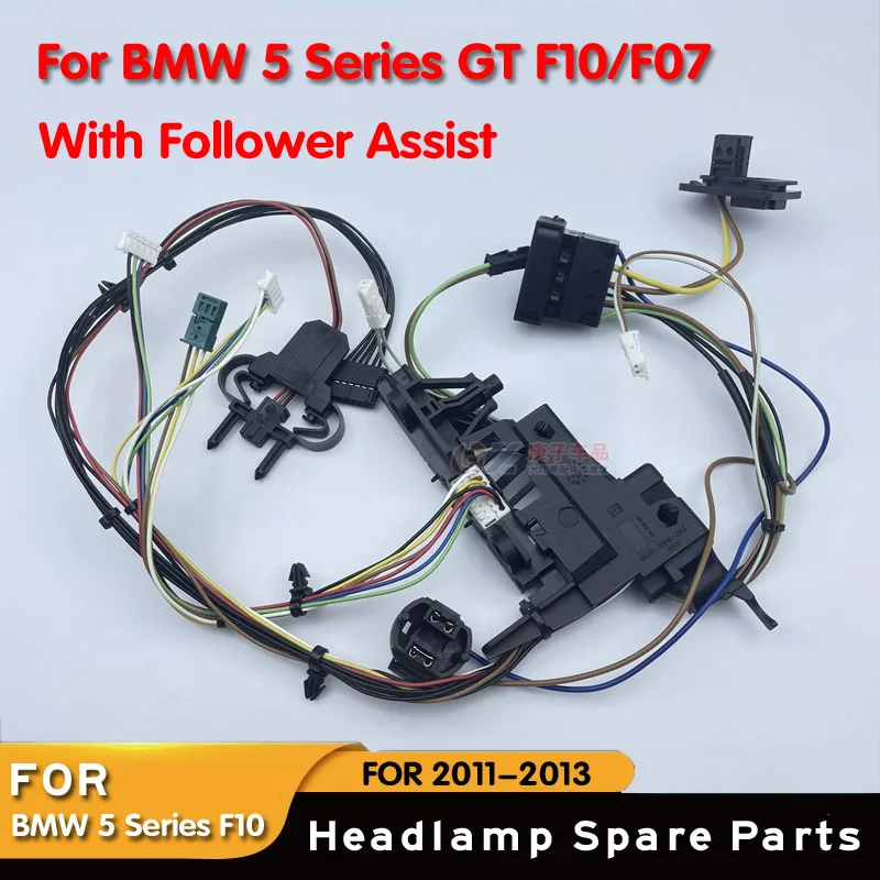 

For BMW 5 Series GT Headlight Internal Wiring Harness F07 F10 Headlight Wiring Harness 535 Plug Set Road 525 Headlight Wiring Ha