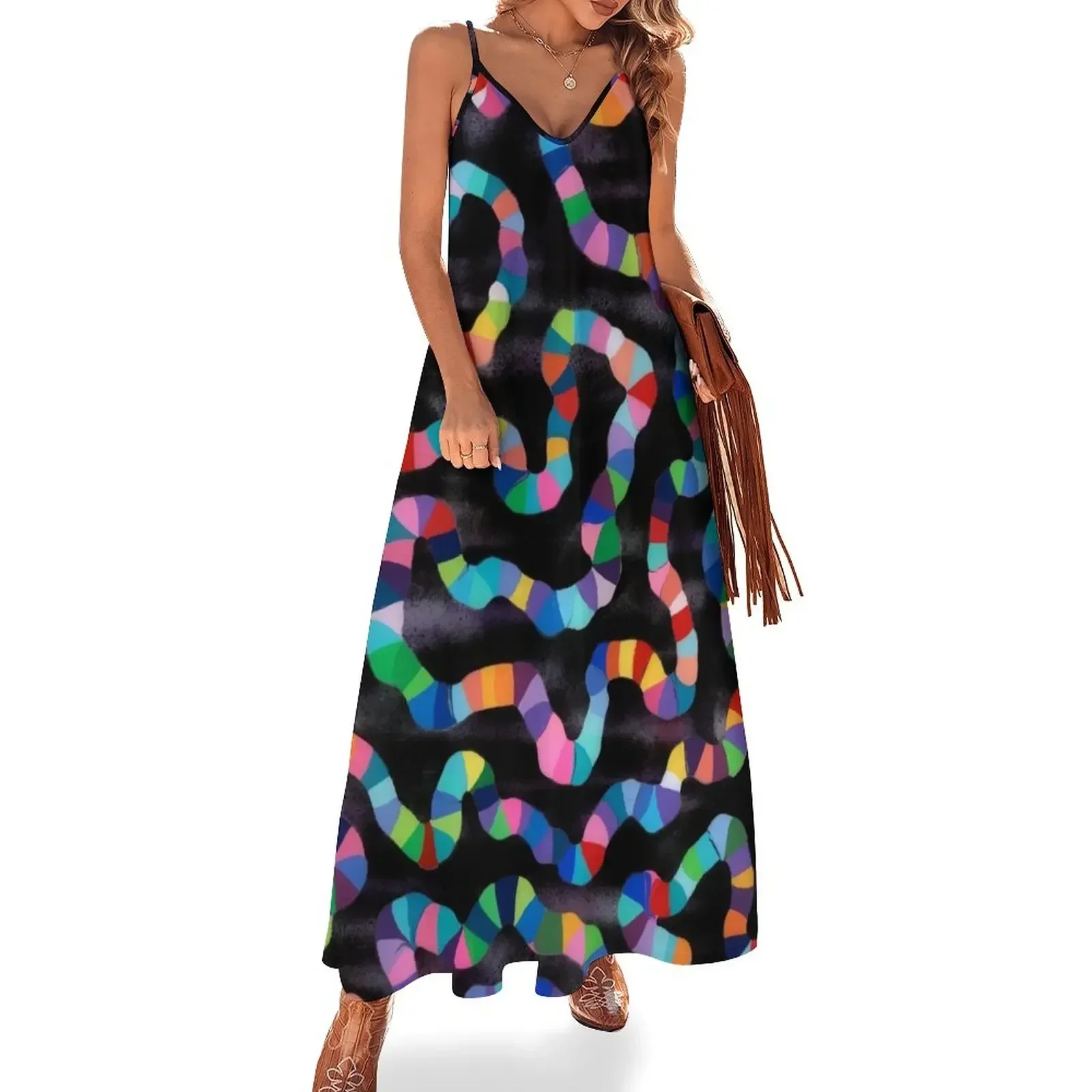 Candyland experiment Sleeveless Dress women party dresses Evening dresses Dress