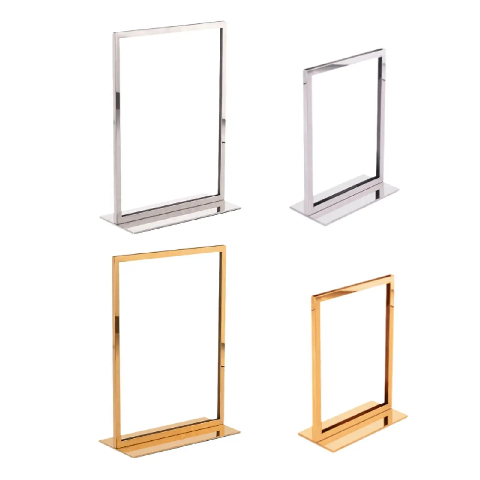 

Poster Stand Note Holder Sign Stand Display Advertising Price Tag Holder