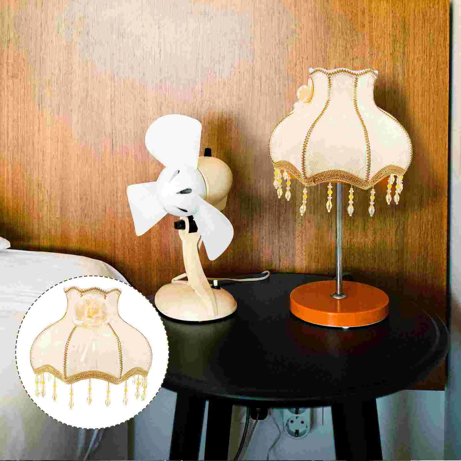 

European Style Lampshade Modern Lampshade Desk Lamp Scallop Dome Lamp Shade(E27) vintage lamp shade