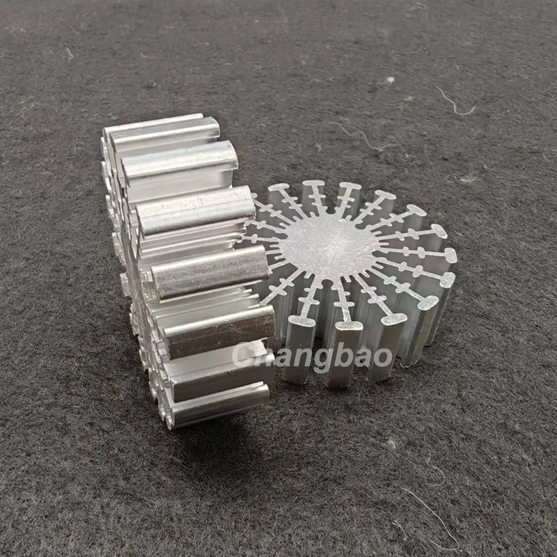 D49xH15mm Aluminum Heatsink Cooler Radiator for 3W COB High Power LED Light Lamp Cooling