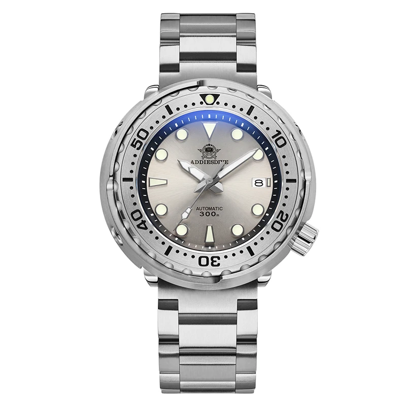 

ADDIESDIVE NH35 Automatic Mechanical Diver's Watches Men Tuna Watch Luminous Calendar Display 30Bar Waterproof Sapphire Glass