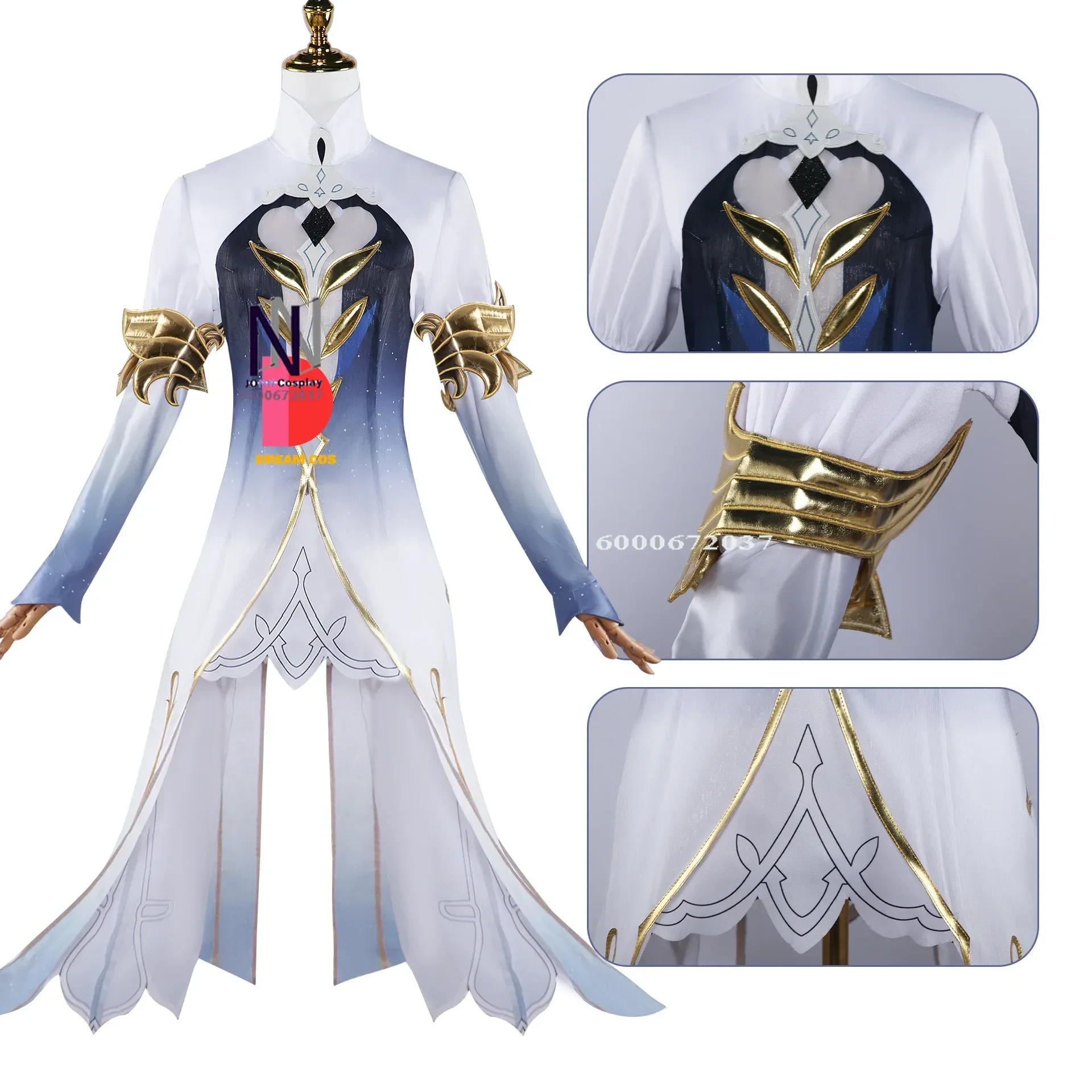 Genshin Impact Game Furina Focalors Cosplay Costume Divine Attire Carnival Uniform Anime Halloween Masquerade Women New Arrival