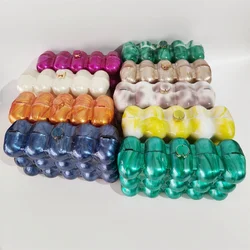 Lady Acrylic Dots Many Candy Colors Evening Clutch Purse Wedding Party Dinner Purses Clutches Stone Women Travel Evening Bags
