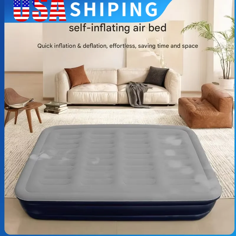 

Портативный перезаряжаемый надувной матрас с разъемом BS для семейного кемпинга на открытом воздухе, сертификация CE