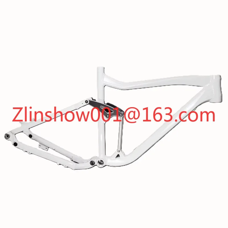 27.5-Inch Mountain Bike Foldable E-Bike Frames Aluminum Alloy Full Suspension Electric Bicycle with Disc Brake MTB Frame