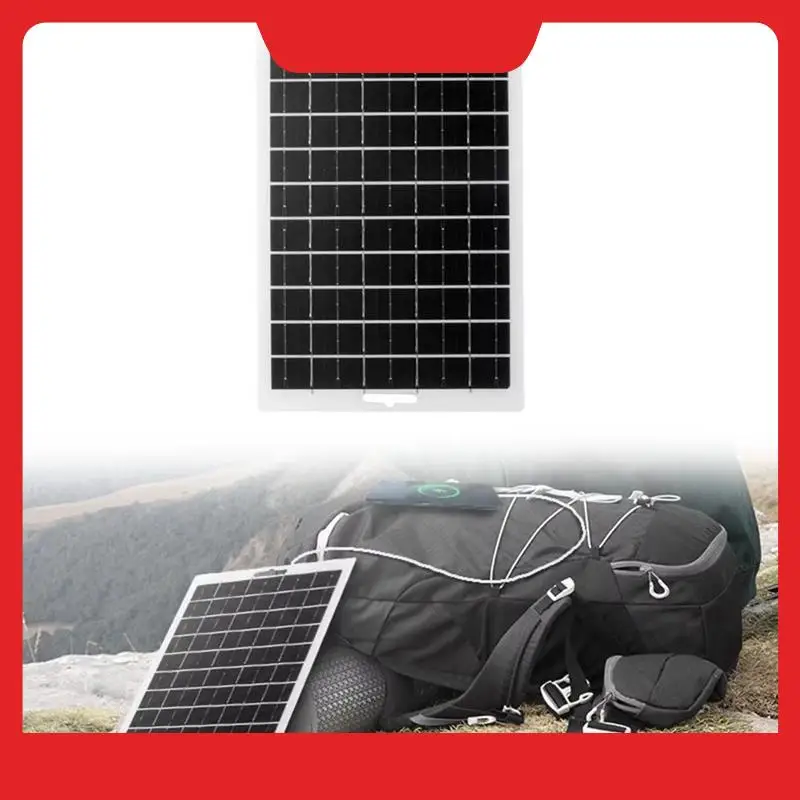Portable USB Solar Panel Charger Compatible With Flashlights Flashlights, Fans And More