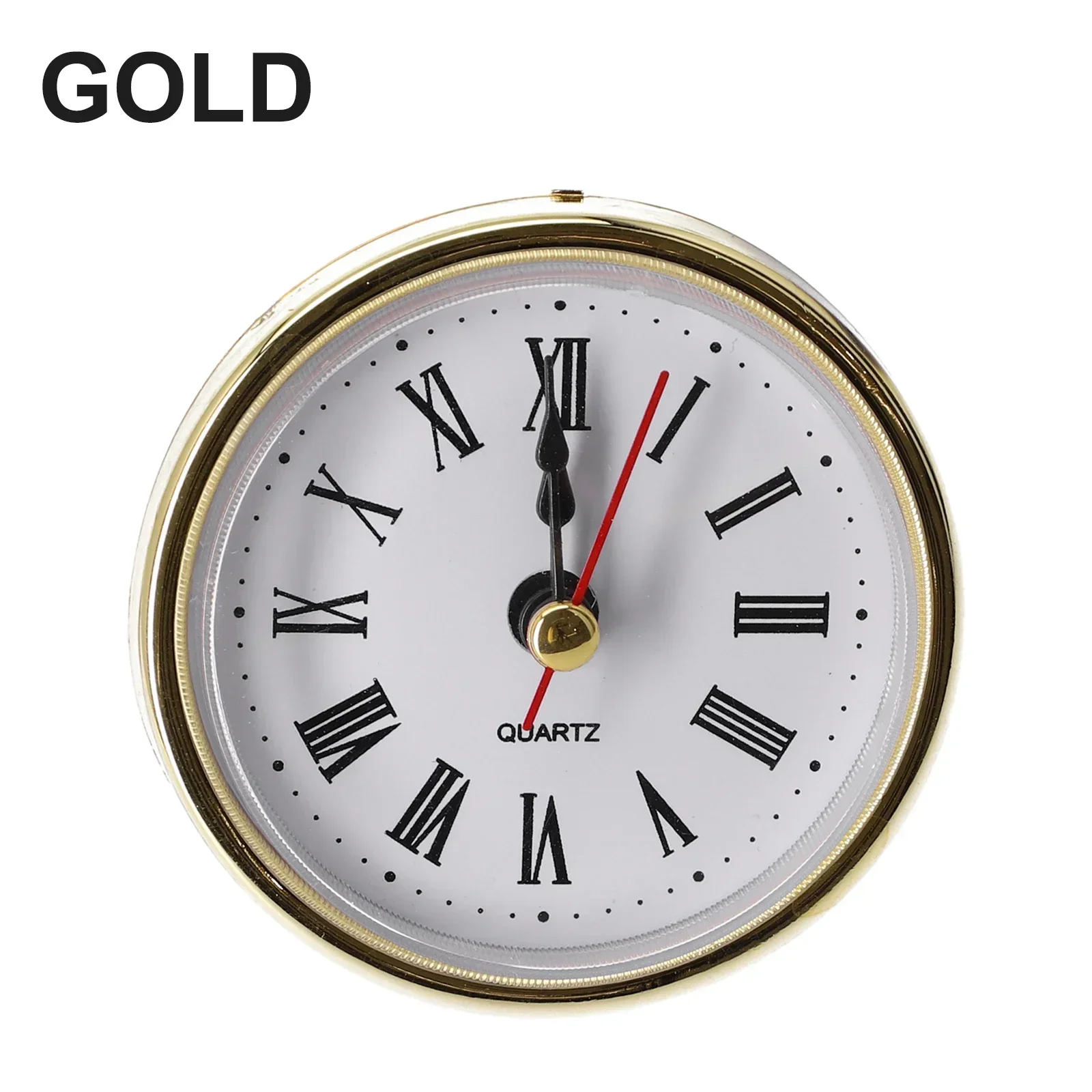 High Quality Brand New Useful Inserts Movement Quartz Clock Insert DIY Clock Clock Inserts 1pc 65MM Gold Color Plastic