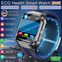 2025New Accurate Blood Pressure Measurement watches Lipid ECG Uric acid Bluetooth Call Smart Watch NFC Air Pump Airbag Men Women