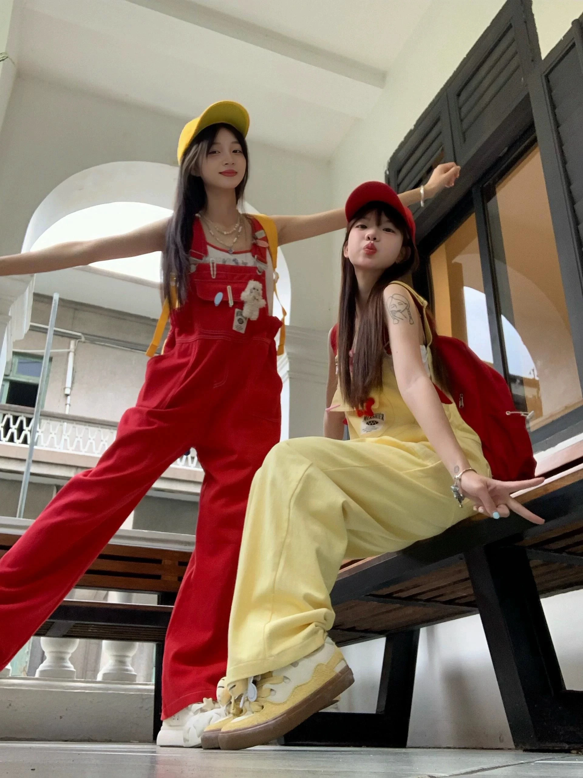 Jumpsuits Women Sweet Autumn Denim Leisure Street Ulzzang Simple Pure Washed Vintage Y2k Dopamine Style Harajuku Overalls Wh5
