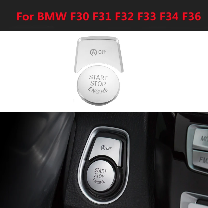 

Car styling engine start-stop switch button decorative stickers suitable for BMW 3/4 series F30 F31 F32 F33 F34 F36 accessories