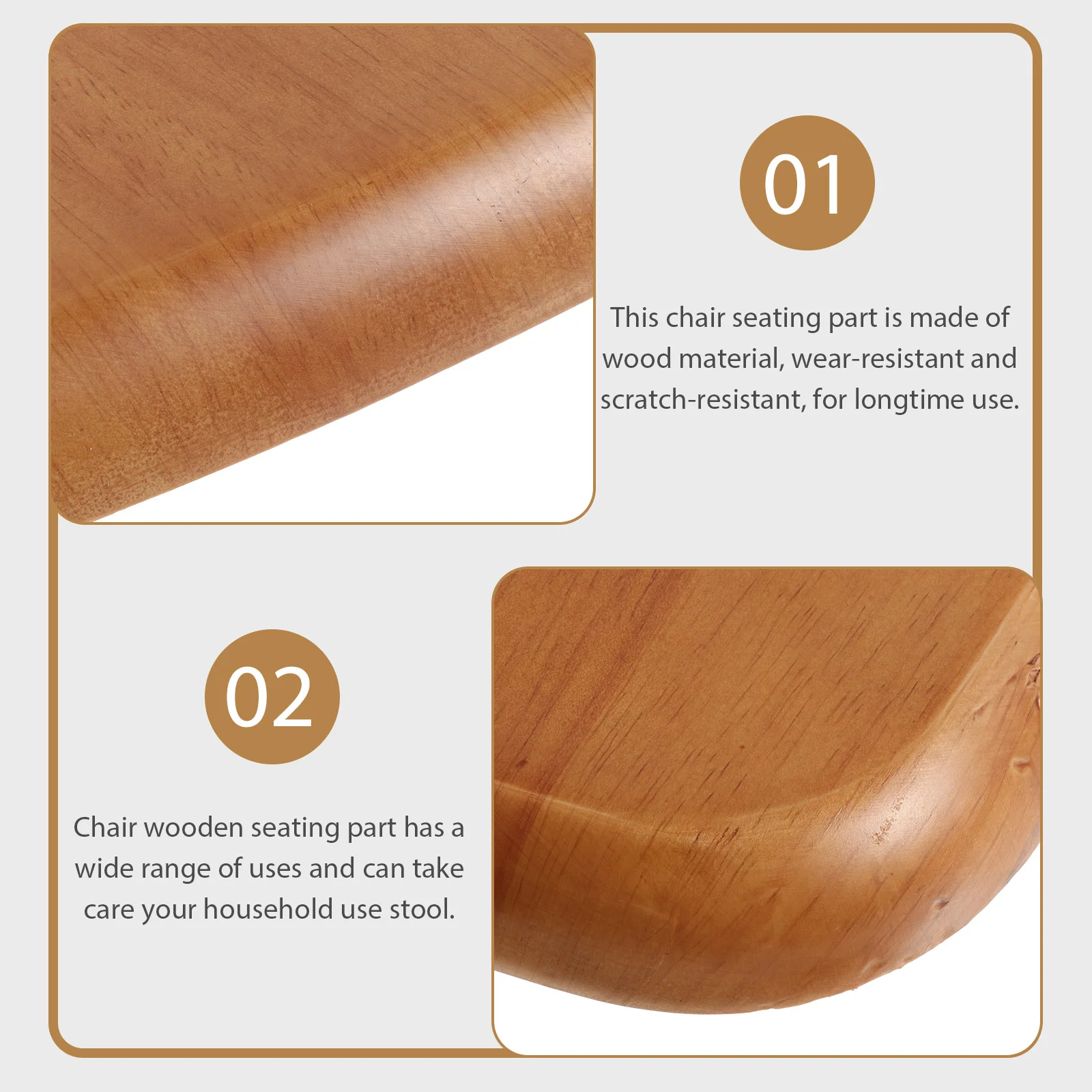 Stoel Zitpaneel Barstoelen Supply DIY Kruk Rechthoek Zitgedeelte Kantoorkussens Houten