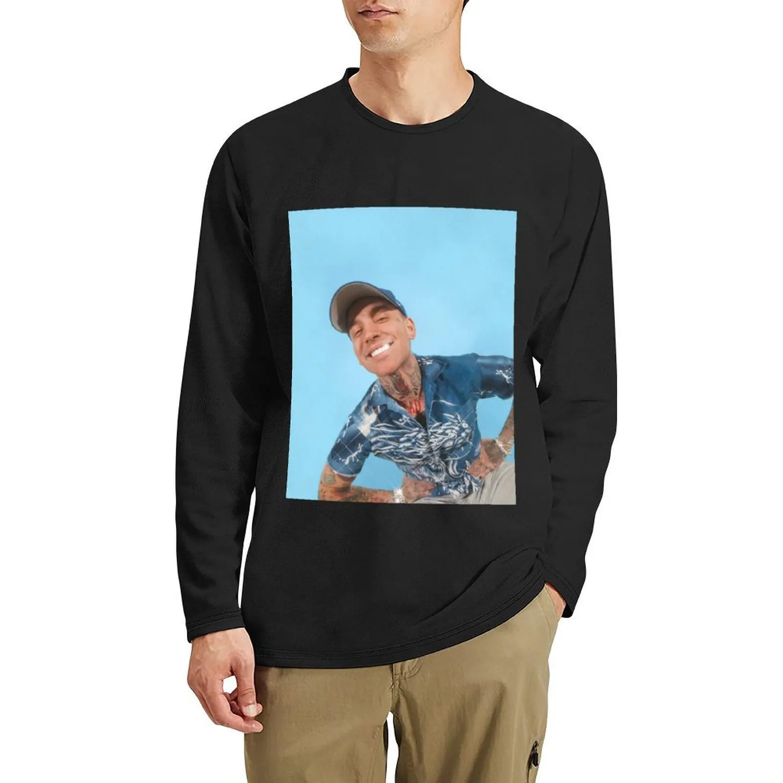 

blackbear Long T-Shirt plus size tops sports fan t-shirts graphics t shirt Tee shirt mens white t shirts