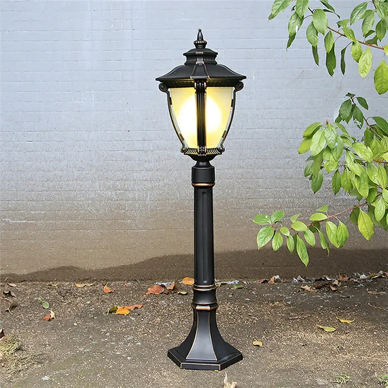 PLLY Contemporary Outdoor Lawn Lamp LED Electric Waterproof Villa Garden Courtyard District Residential Quarters Lawn Lamp ﻿