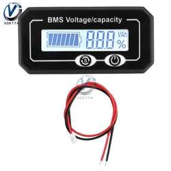 DC 8-99.9V Lead Acid Lithium Battery Capacity Indicator LCD Digital Display Voltmeter Car Motorcycle Voltage Tester Meter Tools