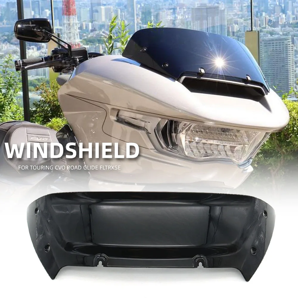 

NEW Motorcycle Accessories Anti scratch Windshield Front Windshield For Harley 2023 TOURING CVO Road Glide FLTRXSE