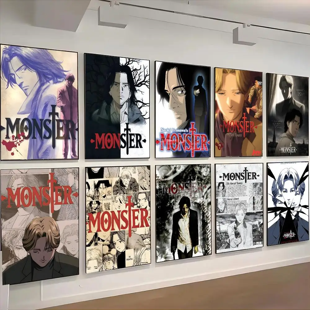 Anime M-Monster Poster Living Room Bedroom Party Bar Decor Moisture-proof Art Wall Painting