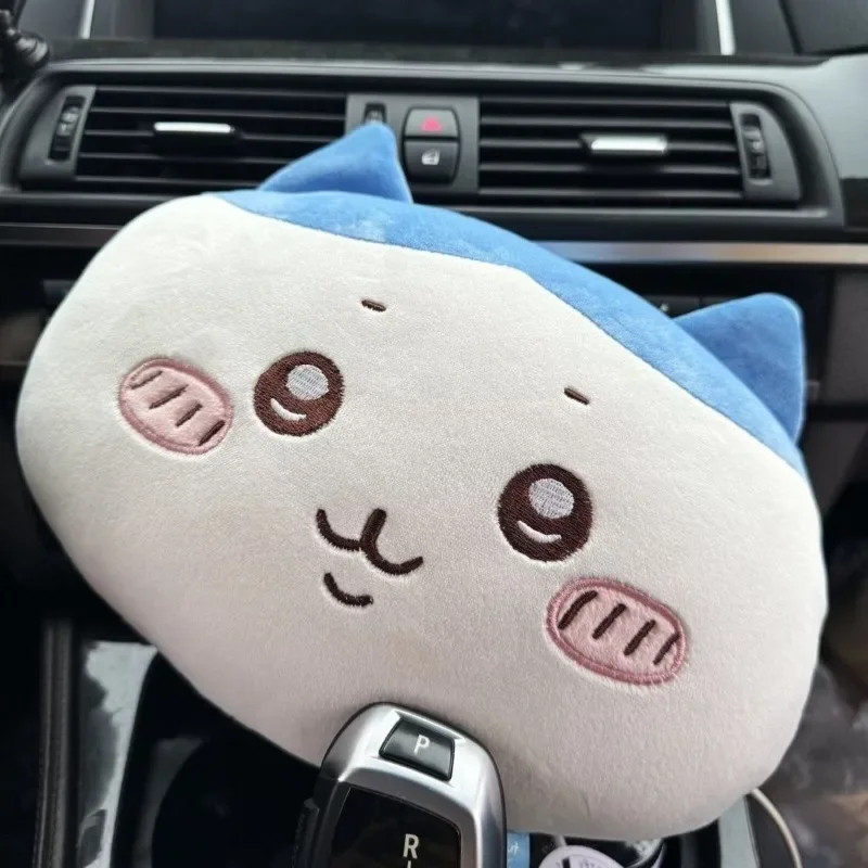 Cute Chiikawa Usagi Car Seat Pillow Neck Headrest Soft Comfortable Ergonomic For Auto Vehicle Interior Travel Driving Daily Hot view 6