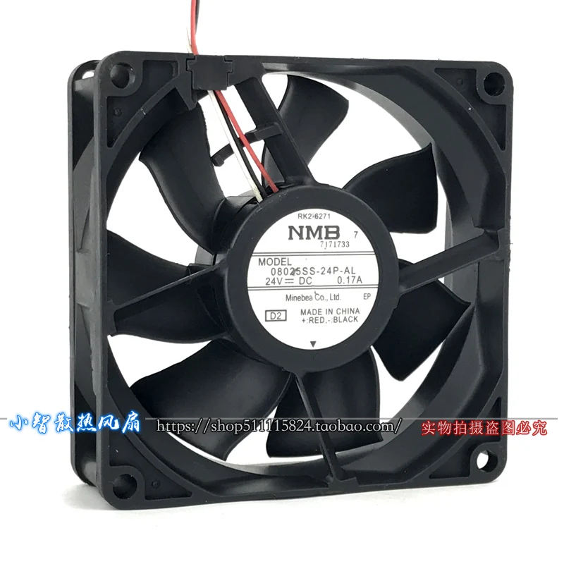 original-08025ss-24p-al-24v-017a-8025-80-80-25mm-novo-radiador-de-ventilador-de-refrigeraCAo