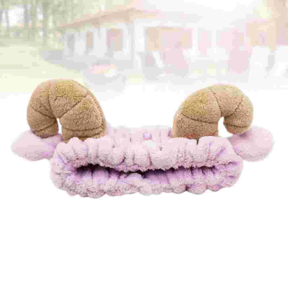 

Adjustable Hook Shower Headband Makeup Hair Bands Multifunction Cartoon Hoops Ties