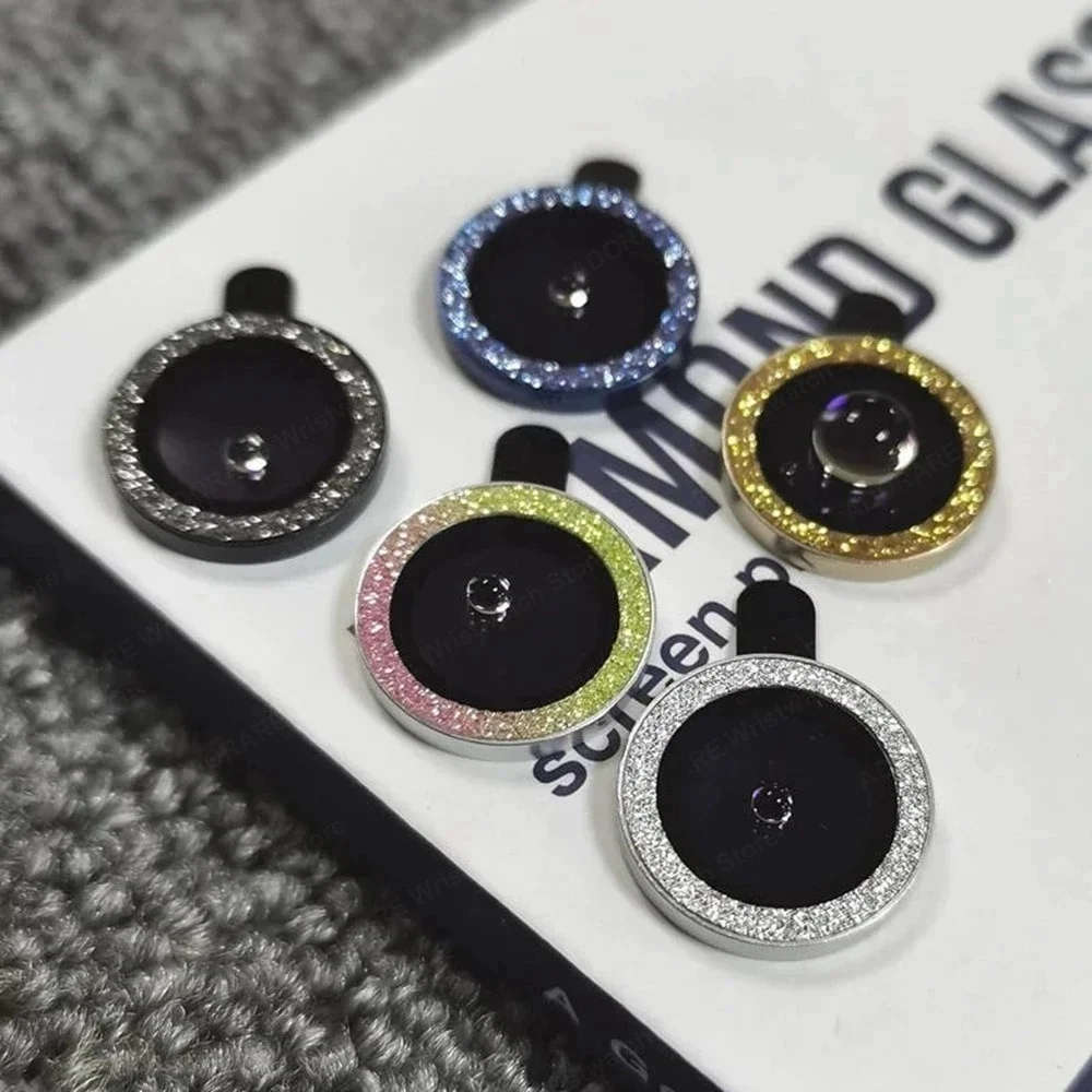 Glitter เลนส์กล้องสําหรับ Samsung Galaxy S25 Ultra S25Plus S24 แฟลชเลนส์สําหรับ Galaxy S23 S24Ultra เลนส์