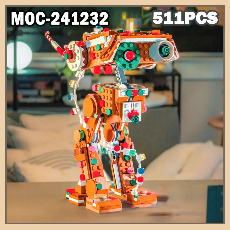 

MOC-241232 Пряники серии Space War Building Block Горячий фильм Рождественский подарок Креативные кирпичи Подарок Пряничное расширение 511P