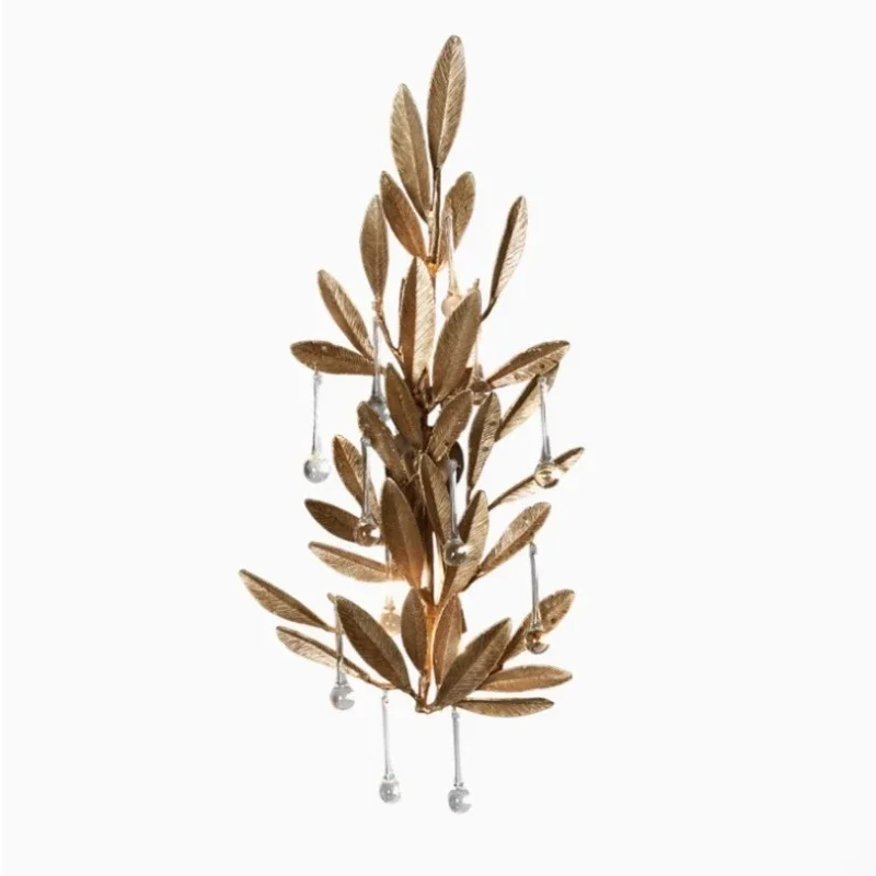 

Light luxury all copper wall lamp, living room TV wall lamp, villa staircase creative advanced background wall lamp, aisle