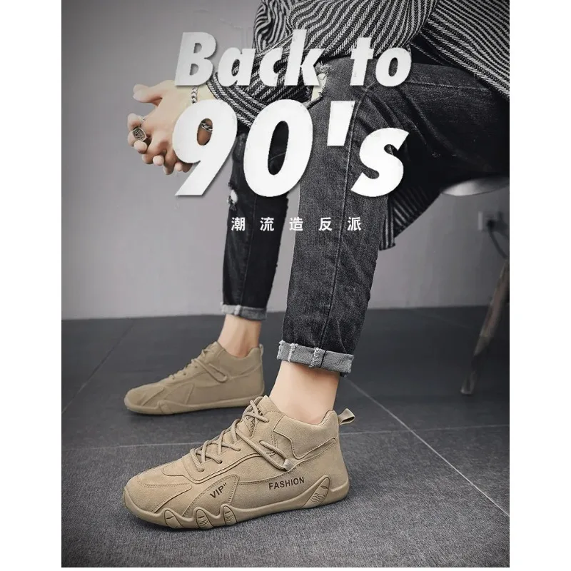 

Men's outdoor sports hiking shoes four season new anti slip comfort work shoes fashion youth casual trendy shoes male's sneakers