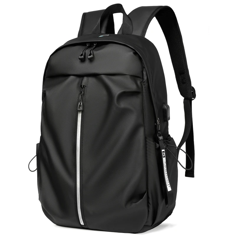 External USB waterproof computer bag, college student schoolbag, fashionable men's business multi-functional casual backpack