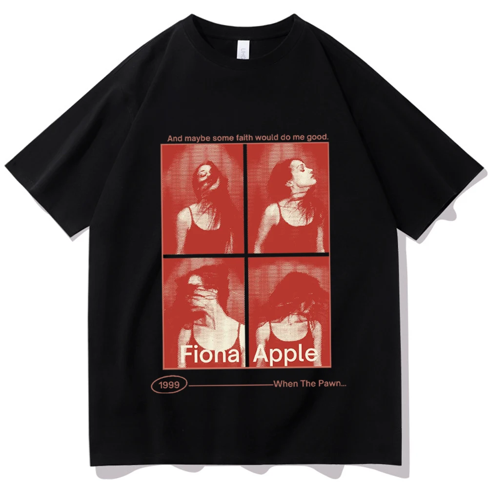 Fiona Apple Print T-shirt Women's Harajuku Short Sleeve Casual Women's T-shirt Clothing Street Tops Tees Aesthetic Clothes