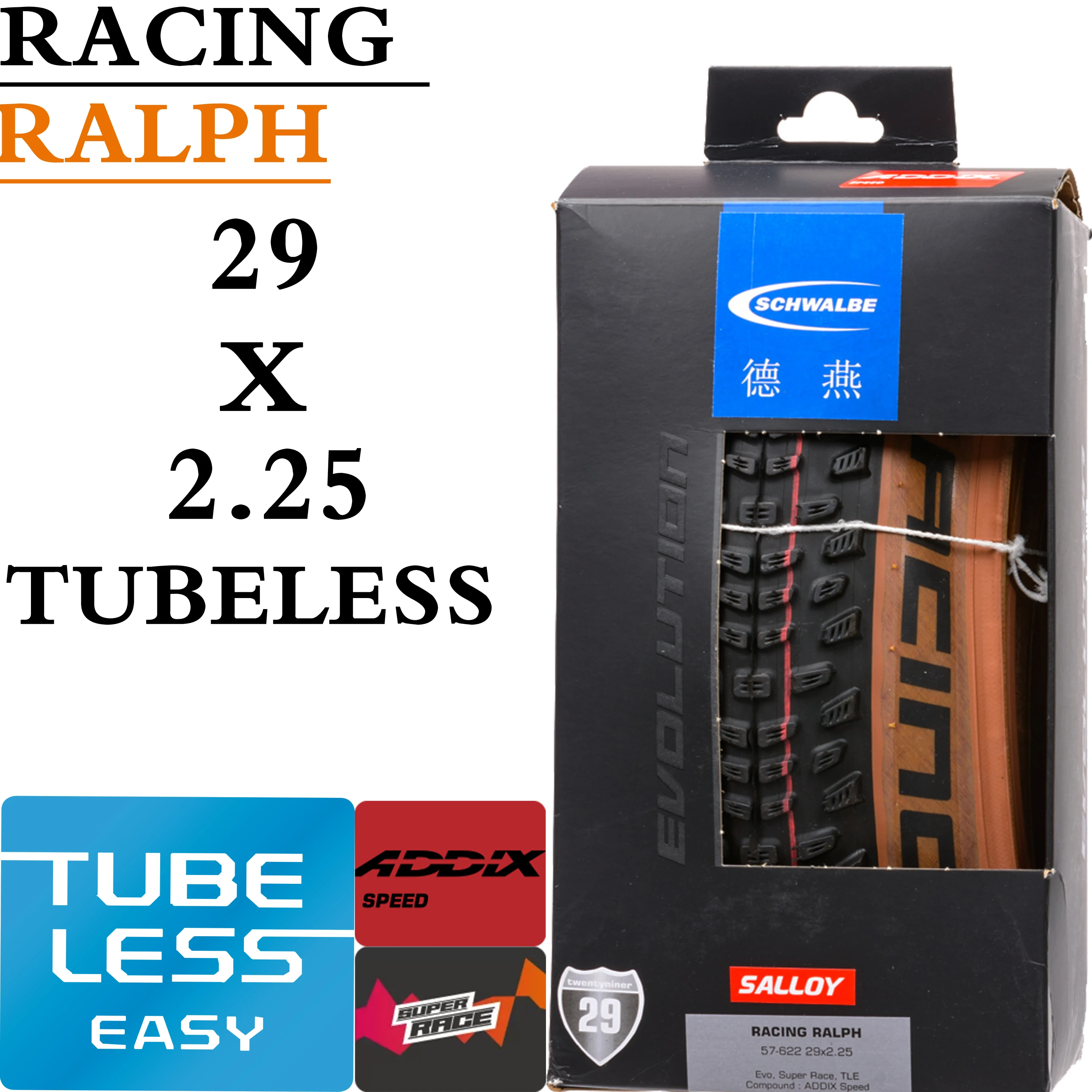SCHWALBE RACING RAY RALPH 27.5x2.25 29x 2.10 2.25 2.35 MTB Bicycle