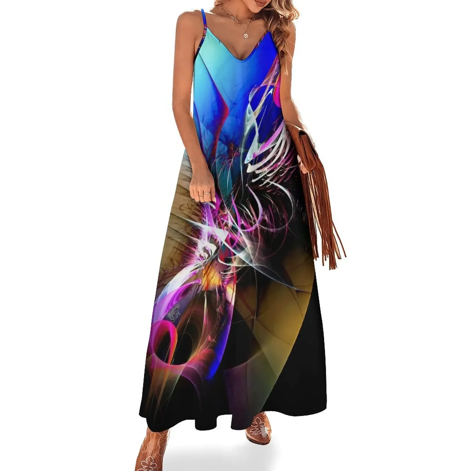 

color Sleeveless Dress summer women's suit summer dress for women 2025 women dresses