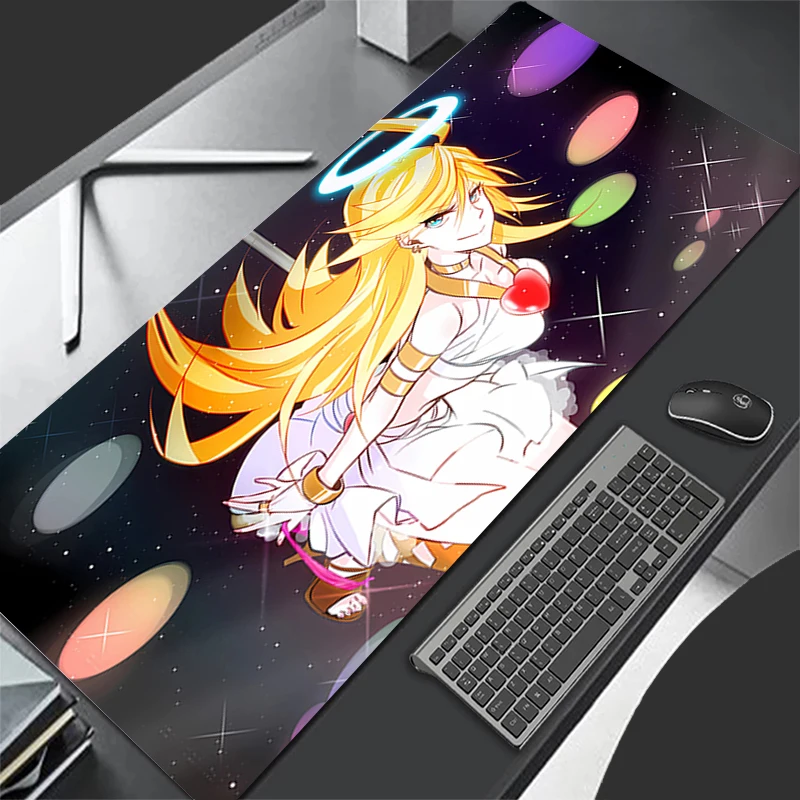

Mousepad Panty Stocking with Garterbelt Computer Gaming Accessories Keyboard Pad PC Rubber Mouse Pad Decoracion Desk Mouse Mat