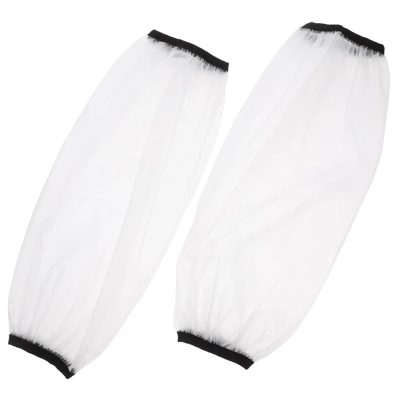 

2Pcs Stylish Solid Color Waterproof Arm Sleeves Oil-Proof Forearm Protection for Men Women Adults Gardening Cooking
