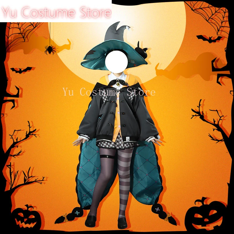 YuCostumeAnime! Vtuber Ethyria Millie Parfait Game Suit Lovely Uniform Cosplay Costume Halloween Carnival Party Outfit