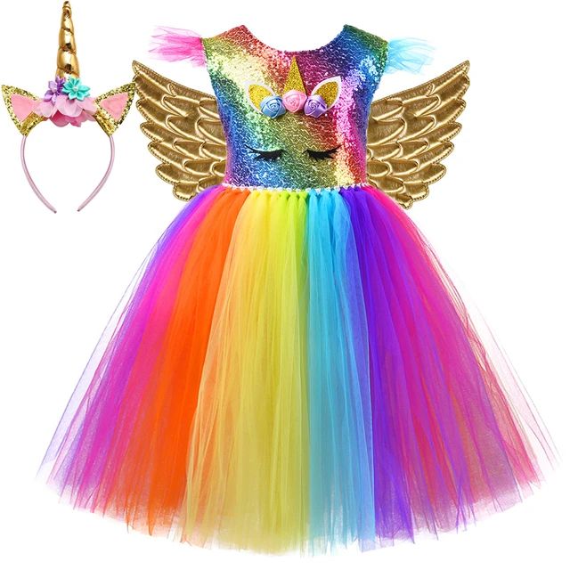 Unicorn fashion rainbow outfit