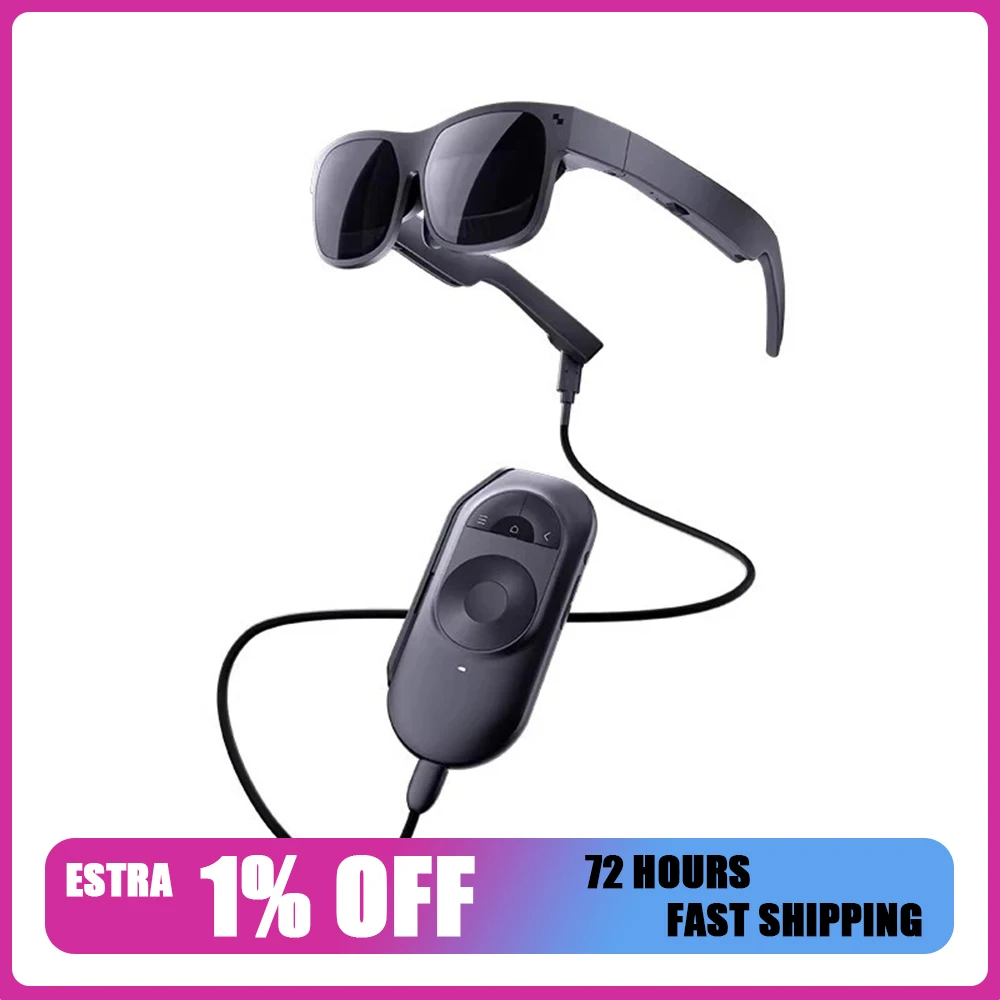 RayNeo Air Plus AR Glasses 120HZ 5P Custom Optical Lens 215-Inch Giant Screen Smart Glasses Magnetic Attraction Lens Gifts
